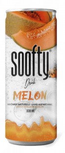 Água Soofty com aroma a melão 0,33L