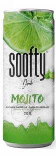 Água Soofty com aroma a mojito 0,33L