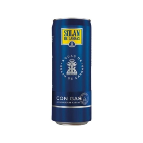 ÁGUA SOLAN DE CABRAS LATA C/GÁS 0,33L
