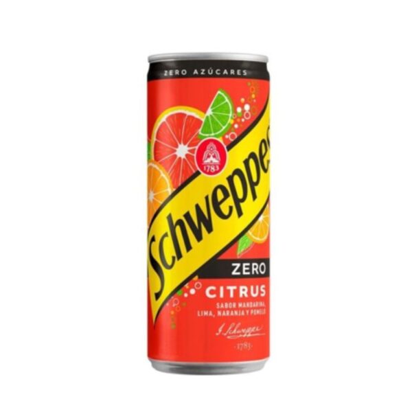 ÁGUA TÓNICA CITRUS LATA SCHWEPPES 0,33L