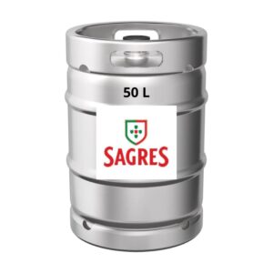 BARRIL CERVEJA SAGRES BRANCA 50L