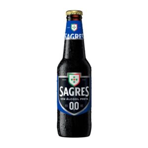 CERVEJA SAGRES S/ÁLCOOL 0,0% PRETA 0,33L