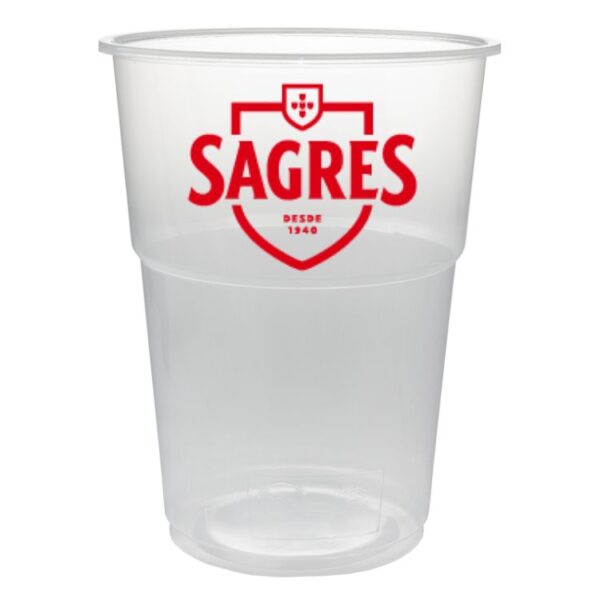 COPOS DE CERVEJA SAGRES 0,50L