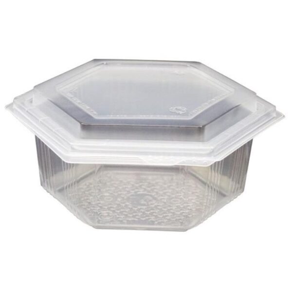 FORMAS DE PLÁSTICO HEXAGONAIS 500ML