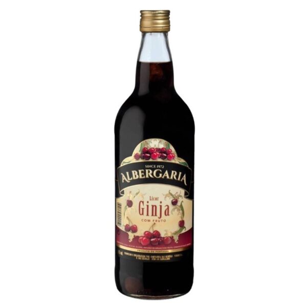 LICOR DE GINJA ALBERGARIA COM FRUTO 1L