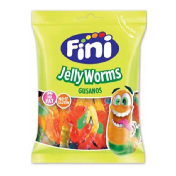 GOMAS FINI JELLY WORMS BRILHO 100GR