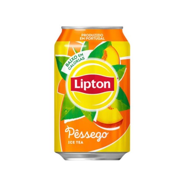 ICE TEA LIPTON PÊSSEGO LATA 0,33L