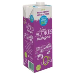 LEITE NOVA AÇORES MEIO GORDO 0% LACTOSE 1L