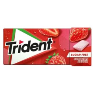 PASTILHAS TRIDENT DRAGEIAS MORANGO