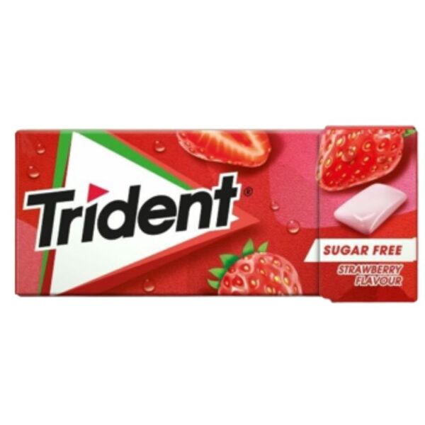 PASTILHAS TRIDENT DRAGEIAS MORANGO