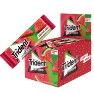 PASTILHAS TRIDENT SENSES INDIVIDUAL MELANCIA