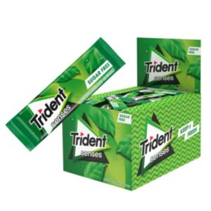 PASTILHAS TRIDENT SENSES INDIVIDUAL RAINFOREST MINT
