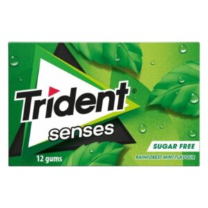 PASTILHAS TRIDENT SENSES RAINFOREST MINT