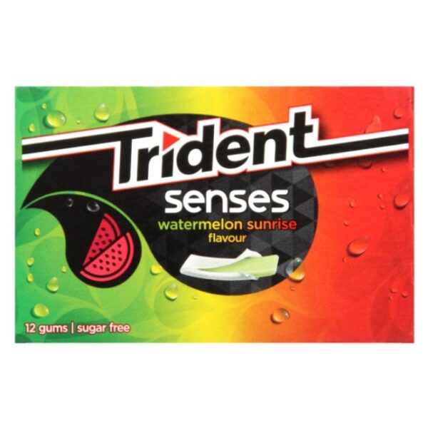 PASTILHAS TRIDENT SENSES MELANCIA SUNRISE