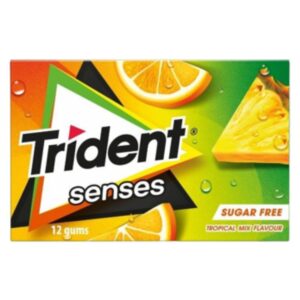 PASTILHAS TRIDENT SENSES TROPICAL MIX