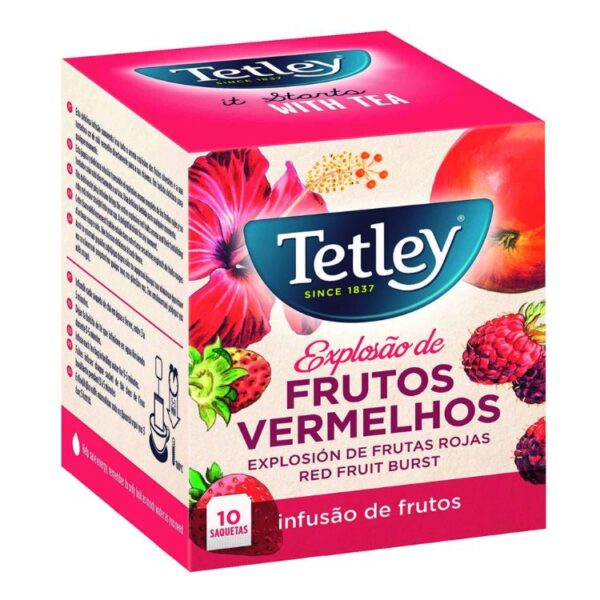 TETLEY CHÁ FRUTOS VERMELHOS