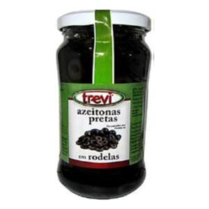 TREVI AZEITONAS PRETAS EM RODELAS 360GR