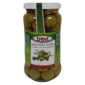TREVI AZEITONAS VERDES RECHEADAS C/PIMENTO 360GR