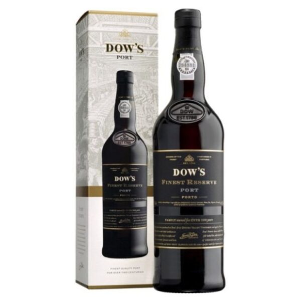 VINHO DO PORTO DOW'S FINEST RESERVA C/CAIXA 0,75L