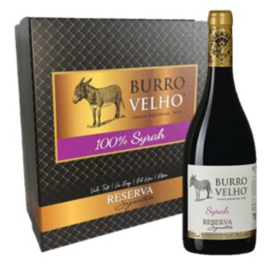 VINHO BURRO VELHO 100% SYRAH RESERVA SIGNATURE TINTO C/CAIXA 3X0,75L