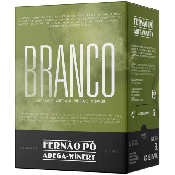 VINHO FERNÃO PÓ BRANCO BOX 5L