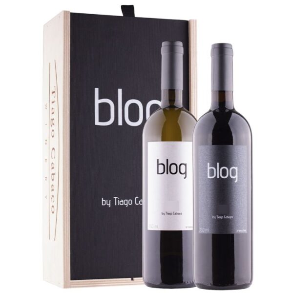VINHO TIAGO CABAÇO BLOG TINTO+BRANCO C/CAIXA 2X0,75L